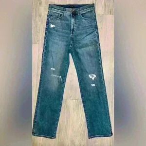 Express super high waisted modern straight jeans NWOT
